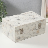 Шкатулка дерево кожзам "Камень" 24х16х10,3 см Шкатулка дерево кожзам "Камень" 24х16х10,3 см