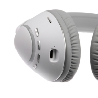 Наушники AKZ K53, беспроводные, полноразмерные, микрофон, подсветка RGB, белые Наушники AKZ K53, беспроводные, полноразмерные, микрофон, подсветка RGB, белые