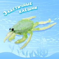 Игрушка-тянучка &laquo;Краб&raquo;, с силиконовыми лапками, МИКС