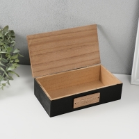 Шкатулка дерево "Релакс и наслаждение" 12х22х6,5 см Шкатулка дерево "Релакс и наслаждение" 12х22х6,5 см