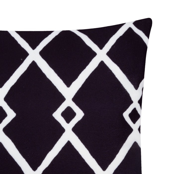 Наволочка декоративная Этель Геометрия «Орнамент» 40х40 см, велюр Наволочка декоративная Этель Геометрия «Орнамент» 40х40 см, велюр