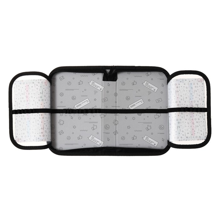 Пенал 1 секция, 130 х 210 х 40 мм, 2 откидные планки, тканевый, Calligrata TOP Content Пенал 1 секция, 130 х 210 х 40 мм, 2 откидные планки, тканевый, Calligrata TOP Content "Гейм Пиксели"