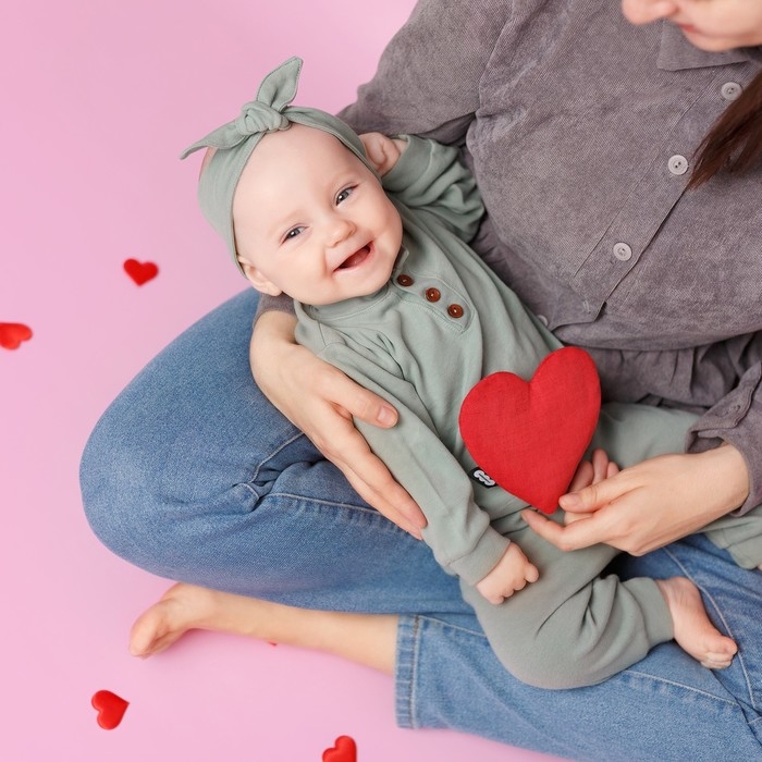 Развивающая игрушка — грелка «Сердце», с вишнёвыми косточками, 26 см Развивающая игрушка — грелка «Сердце», с вишнёвыми косточками, 26 см