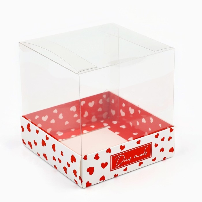Коробка для кондитерских изделий «Для тебя», 10 х 10 х 10 см Коробка для кондитерских изделий «Для тебя», 10 х 10 х 10 см