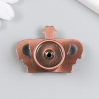 Ручка для шкатулки металл "Корона" страза, состаренная медь 4,5х3,2х2,6 см Ручка для шкатулки металл "Корона" страза, состаренная медь 4,5х3,2х2,6 см