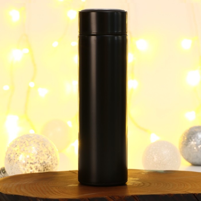 Новый год. Термос с ситечком &laquo;Снежная зима&raquo;, 450 мл