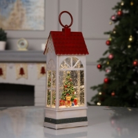 Фигура светодиодная &laquo;Сияние праздника&raquo;, 27.3х10.9х6.3 см, музыка, батарейки ААх3 (не в комплекте), USB, свечение тёплое белое