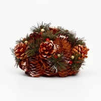 Декоративный сувенир из природных материалов &laquo;Ёжик&raquo; 17 &times; 17 &times; 12 см