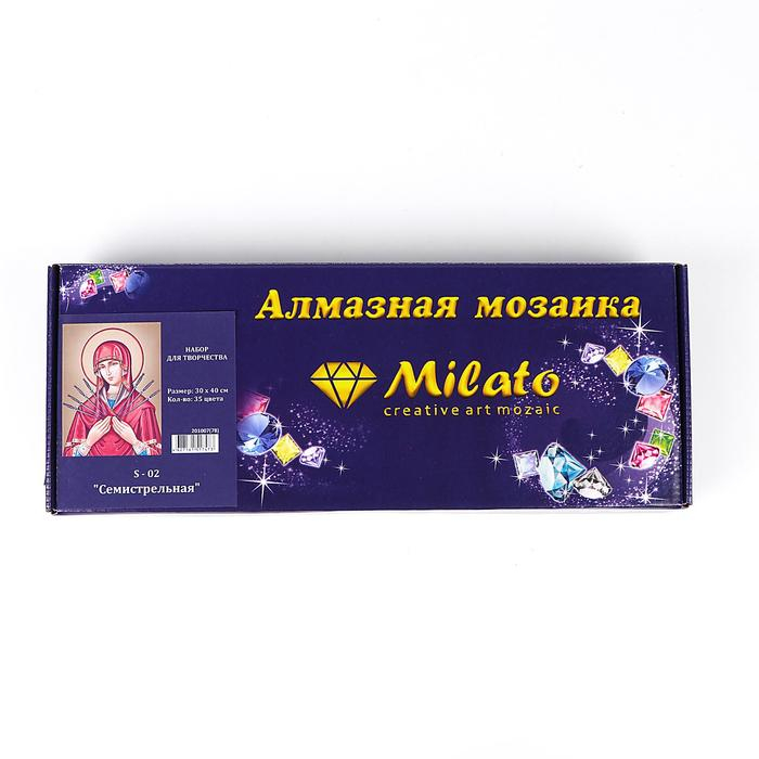 Алмазная мозаика &laquo;Семистрельная&raquo;, 30 &times; 40 см, 34 цвета