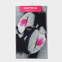 Коврики для ванной и туалета Доляна «Камни», 2 шт: 40×45 см, 45×75 см Коврики для ванной и туалета Доляна «Камни», 2 шт: 40×45 см, 45×75 см