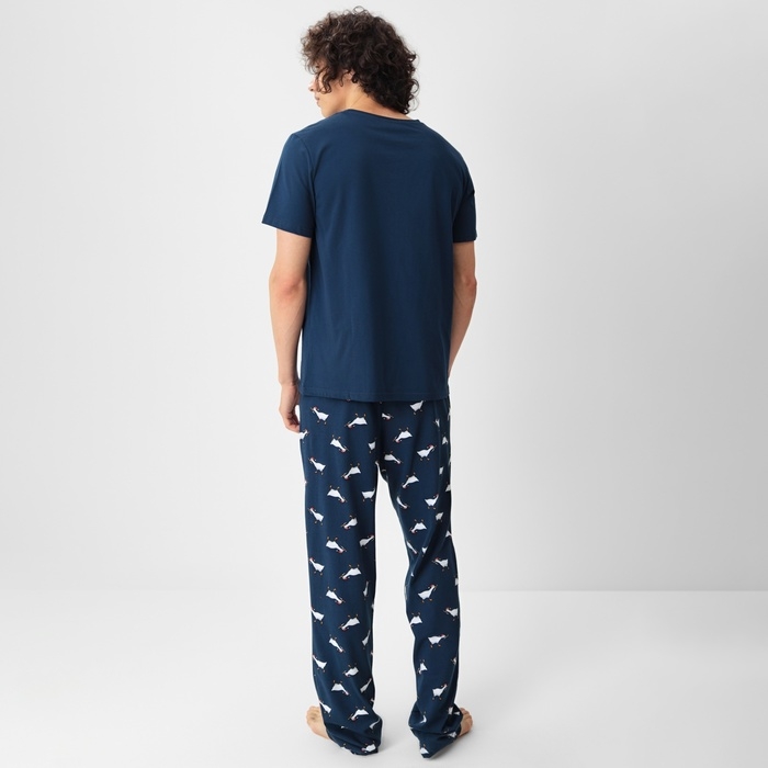 Пижама мужская KAFTAN "Новогодняя дичь", р.52