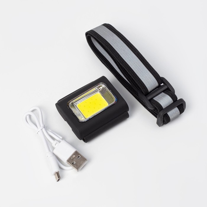 Фонарь аккумуляторный, на клипсе, 10 Вт, 400 мАч, COB, 6 режимов, 4.8 x 3.8 см Фонарь аккумуляторный, на клипсе, 10 Вт, 400 мАч, COB, 6 режимов, 4.8 x 3.8 см