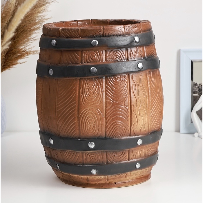 Копилка Копилка "Бочка" 21х21х30см, цветная