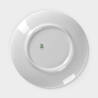 Тарелка фарфоровая «Волк», d=20 см, белая Тарелка фарфоровая «Волк», d=20 см, белая