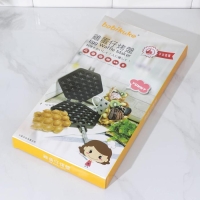 Сковорода двойная &laquo;Орешки&raquo;, 40&times;21&times;3,3 см, пластиковая ручка, цвет чёрный