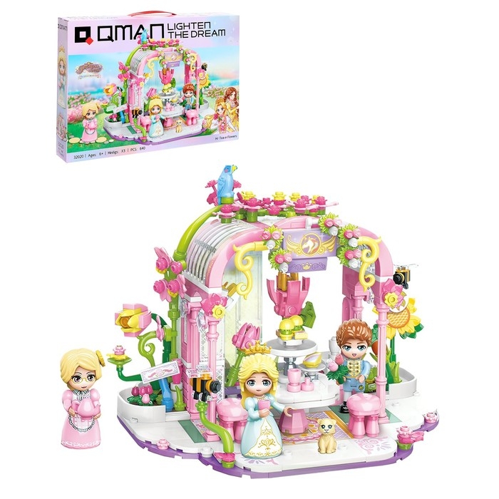 Конструктор Принцессы &laquo;Чайная беседка&raquo;, 640 деталей