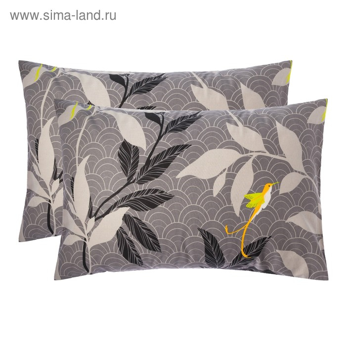 Комплект наволочек "Этель" Парадайс (вид 2) 50х70 см - 2 шт, 100% хлопок, поплин