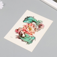 Татуировка на тело цветная "Нежные рыбы" 26,1х14,6 см Татуировка на тело цветная "Нежные рыбы" 26,1х14,6 см