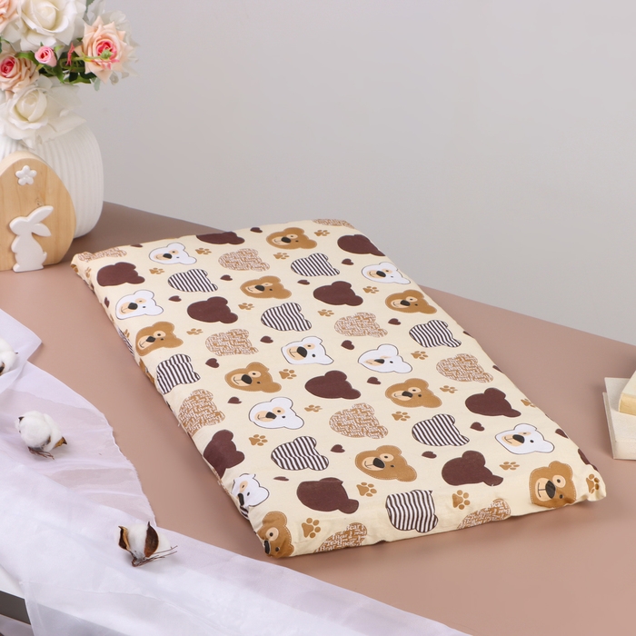 Люлька с матрасом, 70 х 42 х 24 см, бежевый, хлопок Люлька с матрасом, 70 х 42 х 24 см, бежевый, хлопок