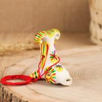 Филимоновская игрушка - свисток «Баран» Филимоновская игрушка - свисток «Баран»