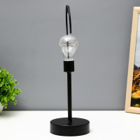 Ночник настольный "Сердце" LED от батареек 3хААА черный 11х16,5х36,4 см RISALUX Ночник настольный "Сердце" LED от батареек 3хААА черный 11х16,5х36,4 см RISALUX