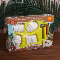 Набор археолога &laquo;Пираты&raquo;, серия: 4 брикета, молоток, долото