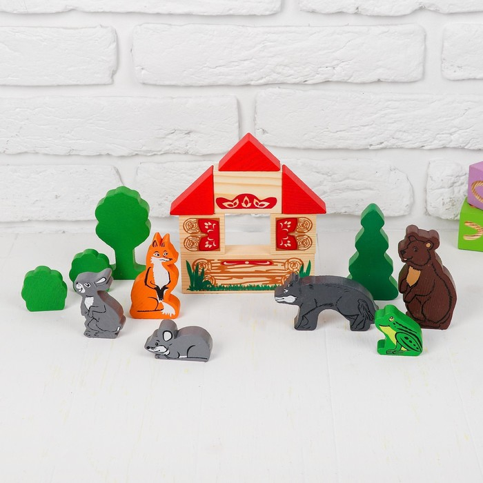 Конструктор &laquo;Сказки. Теремок&raquo;, 17 элементов