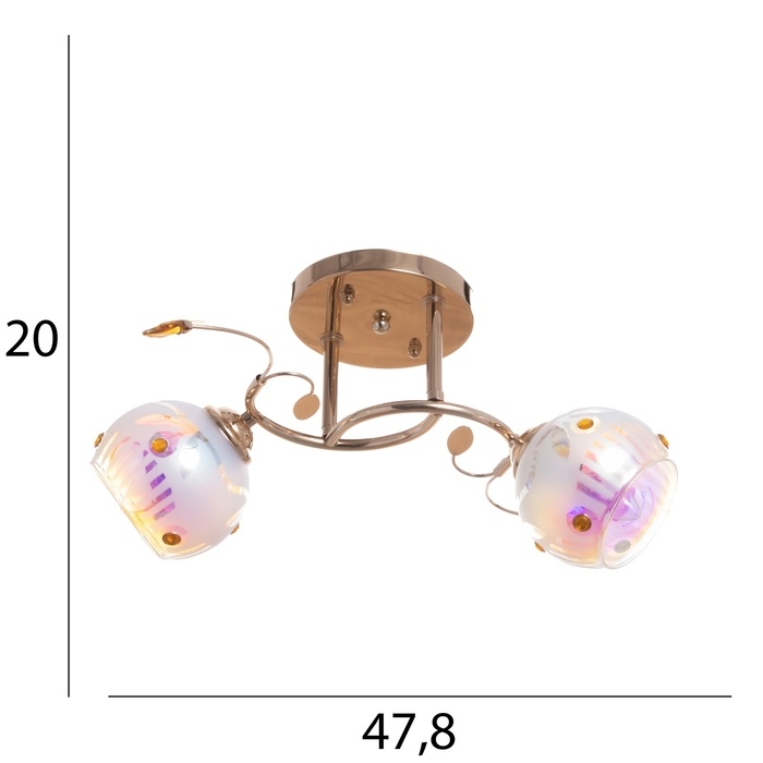 Люстра "Арден" 2х40Вт Е27 Золото МОДЕЛЬ: 2600551