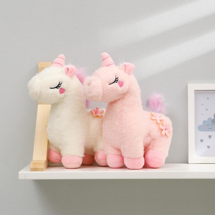 Мягкая игрушка &laquo;Единорог с цветами&raquo;, цвета МИКС