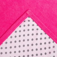 Полотенце уголок детское, размер 90х90, цвет розовый, махра, 100% хлопок Полотенце уголок детское, размер 90х90, цвет розовый, махра, 100% хлопок