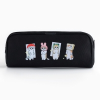 Пенал школьный текстильный &laquo;1 сентября: Котики&raquo; , 20 х 8 х 4 см