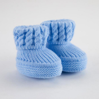 Пинетки детские, цвет голубой, р-р 20 (56-62) Пинетки детские, цвет голубой, р-р 20 (56-62)