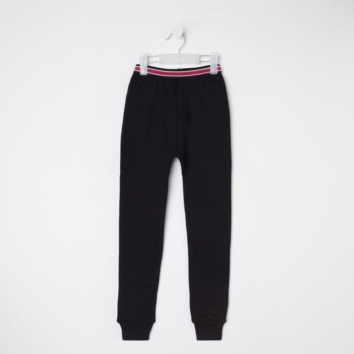 Кальсоны детские НАЧЁС, цвет чёрный, рост 158 см