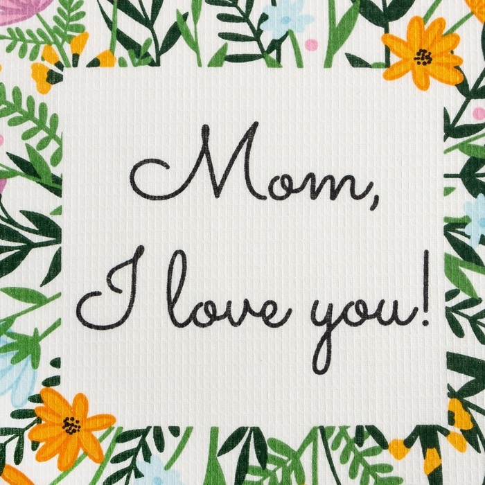 Набор кухонных полотенец Доляна Flowers mood 35х60 см -2 шт, 100% хлопок, вафля 160 г/м2