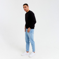 Свитшот мужской MINAKU: Casual collection MAN цвет чёрный, размер 52 Свитшот мужской MINAKU: Casual collection MAN цвет чёрный, размер 52