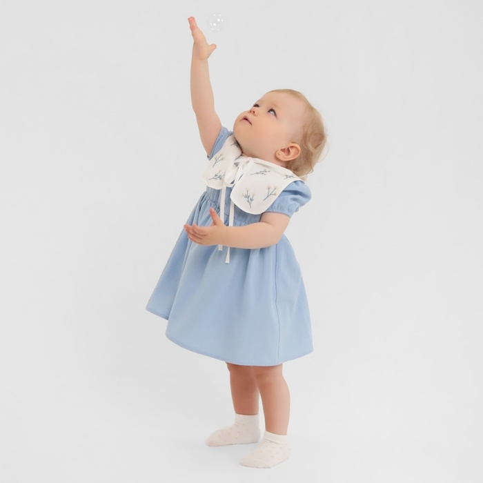 Платье для девочки MINAKU, цвет голубой, рост 86-92