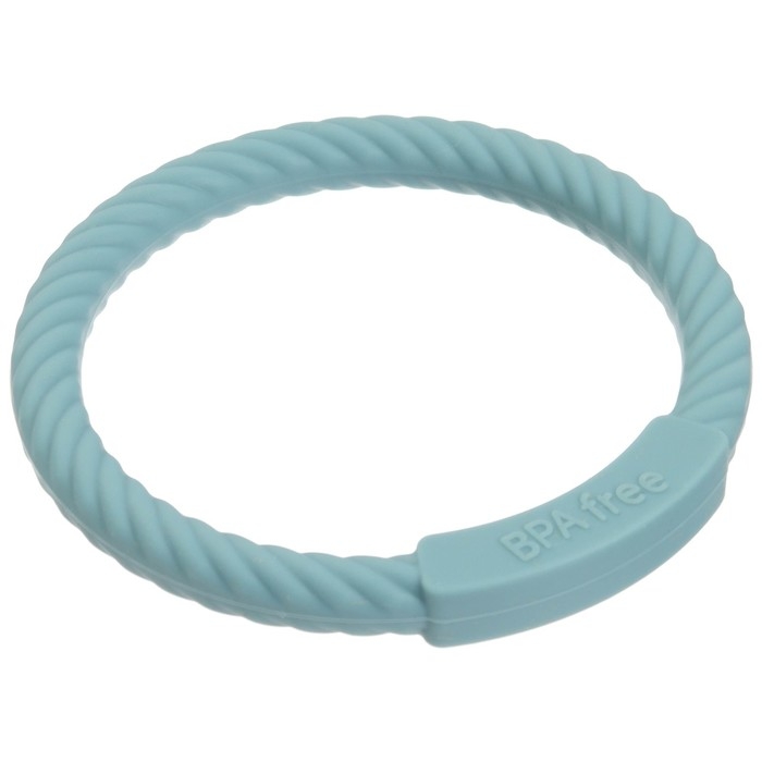 Прорезыватель силиконовый «Браслетик», цвет синий, Mum&Baby Прорезыватель силиконовый «Браслетик», цвет синий, Mum&Baby