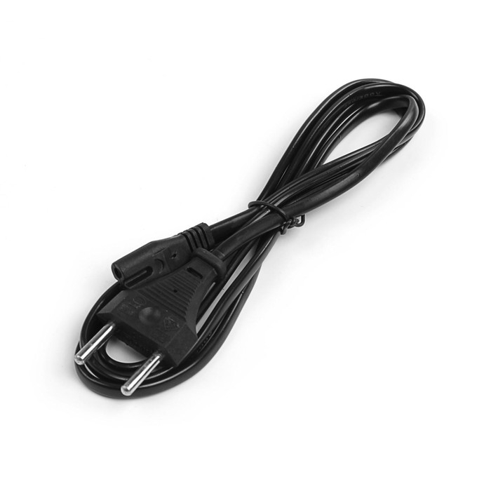 Кабель питания Luazon KDGN-004, штекер С7, 2.5 А, 1.5 м, чёрный