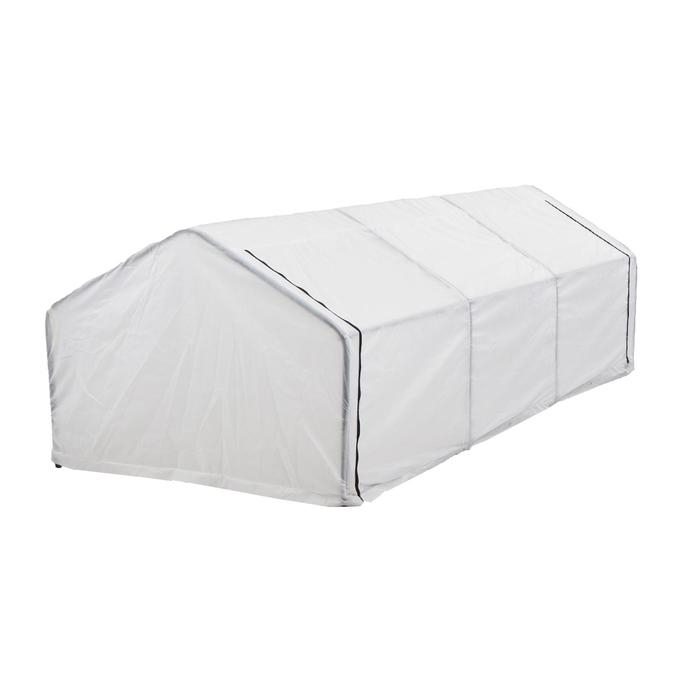 Мини-теплица, 3,7 &times; 1,4 &times; 1,15 м, стальной каркас d = 16 мм, спанбонд 60 г/м&sup2;