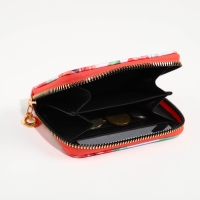 Кошелёк на молнии "Выбражулька", цвет красный