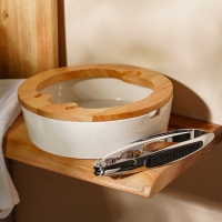 Орешница фарфоровая с орехоколом SL Home &laquo;Тренто&raquo;, 2 предмета: орешница, орехокол