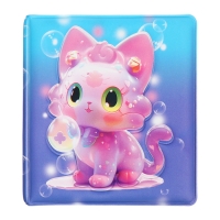 Записная книжка подарочная 96л,линия, цветной блок,обложка ПВХ 3D Кошка (9,5х10,5см) Записная книжка подарочная 96л,линия, цветной блок,обложка ПВХ 3D Кошка (9,5х10,5см)