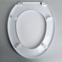 Сиденье для унитаза с крышкой Росспласт &laquo;Ракушки на песке&raquo;,54х37см, белое