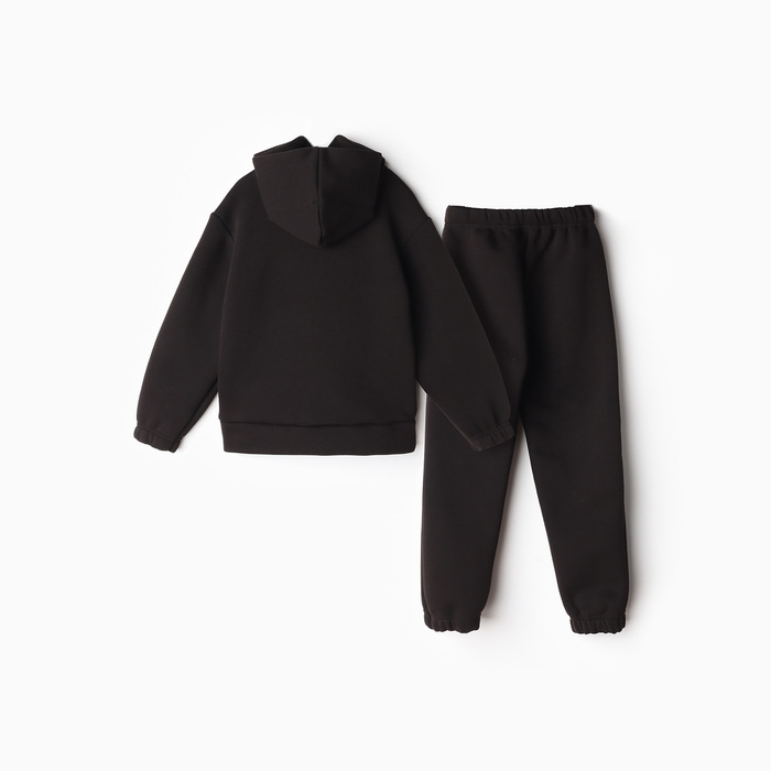 Комплект детский (толстовка, брюки), НАЧЁС, цвет чёрный, рост 122 см Комплект детский (толстовка, брюки), НАЧЁС, цвет чёрный, рост 122 см