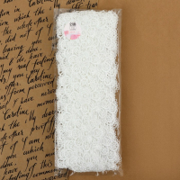 Кружево гипюровое, 55 мм &times; 9 &plusmn; 0,5 м, цвет белый