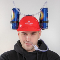 Каска &laquo;Алкогольная помощь&raquo;, с отверстиями под банки