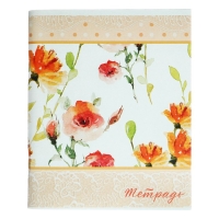 Комплект тетрадей из 4 штук, 96 листов в клетку Calligrata "Цветы-2", обложка мелованный картон, блок №2, белизна 75% (серые листы) Комплект тетрадей из 4 штук, 96 листов в клетку Calligrata "Цветы-2", обложка мелованный картон, блок №2, белизна 75% (серые листы)