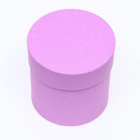 Набор шляпных коробок 5 в 1 "Фиолетовые" , 20 х 20-13 х 13 см