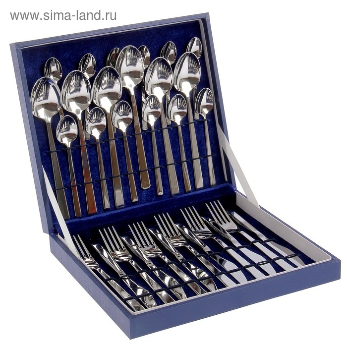 Набор столовых приборов «Аметист», 30 предметов, декоративная коробка Набор столовых приборов «Аметист», 30 предметов, декоративная коробка