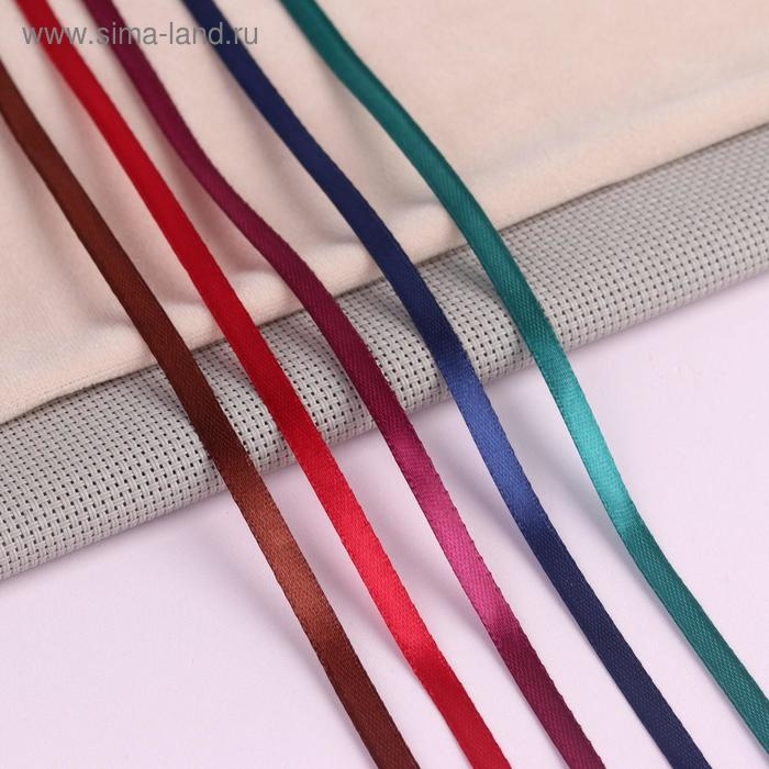 Набор атласных лент «Вечерние огни», 5 шт, размер 1 ленты: 6 мм × 23 ± 1 м Набор атласных лент «Вечерние огни», 5 шт, размер 1 ленты: 6 мм × 23 ± 1 м